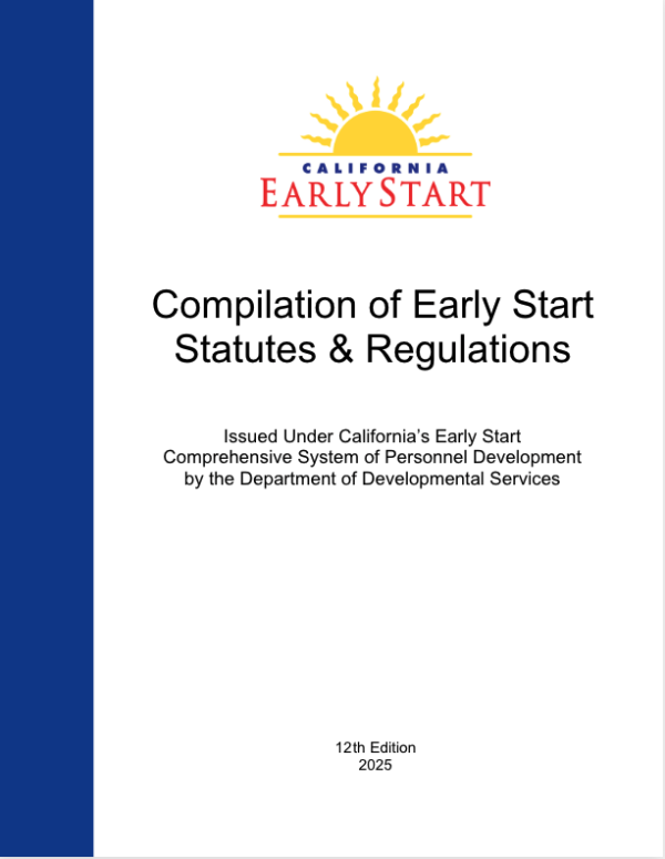 Early Start Statutes and Regulations (Blue Book)